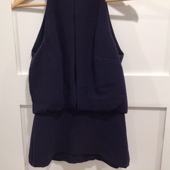 Intermix midnight blue cut out sleeveless top. Size S. - Picture 9 of 9